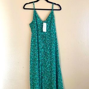 Green Floral dress size M